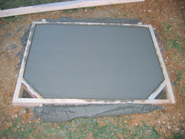 Slab is formed and poured