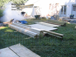 19 Shed lumber