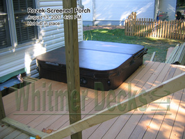 12 Hot tub in place