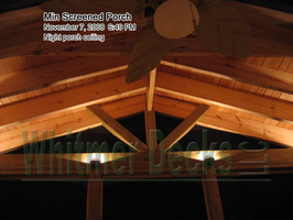 45 Night porch ceiling
