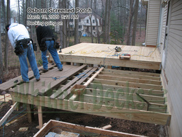 08 Decking going on