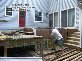 Remove old decking