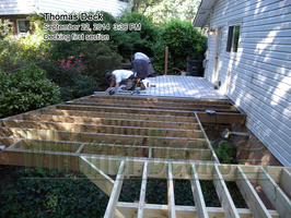 Decking first section