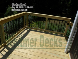 New deck and rail