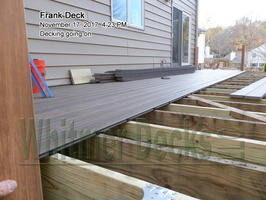 Decking going on