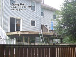 Decking going on