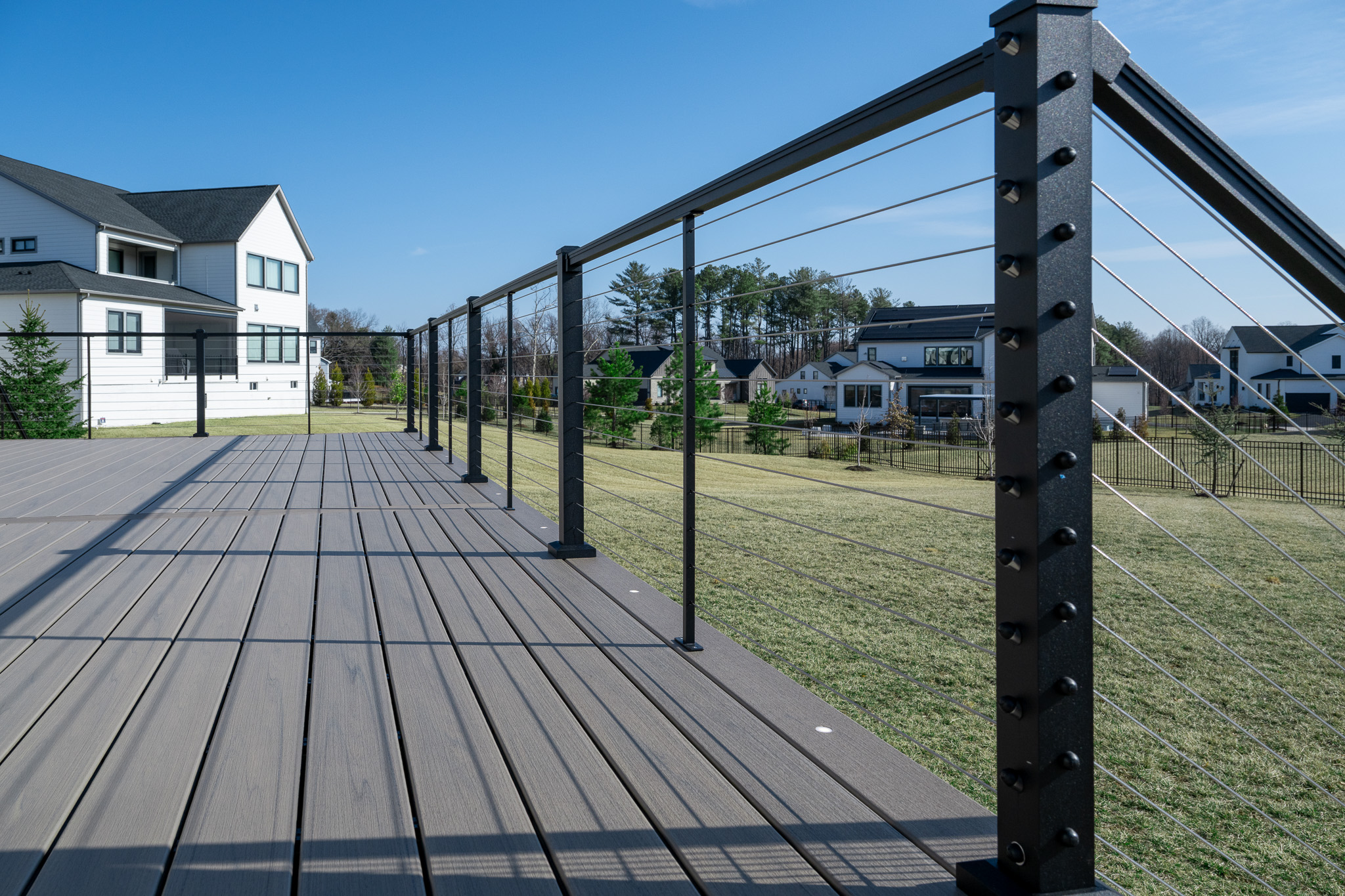 Trex Cable Rail, Steel Cable Rail, Aluminum Cable Rail, Modern Deck Railing