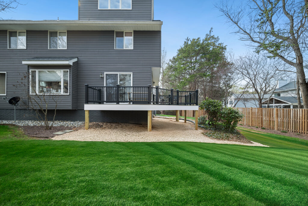 timbertech deck trex deck trex railing low maintenance deck northern virginia