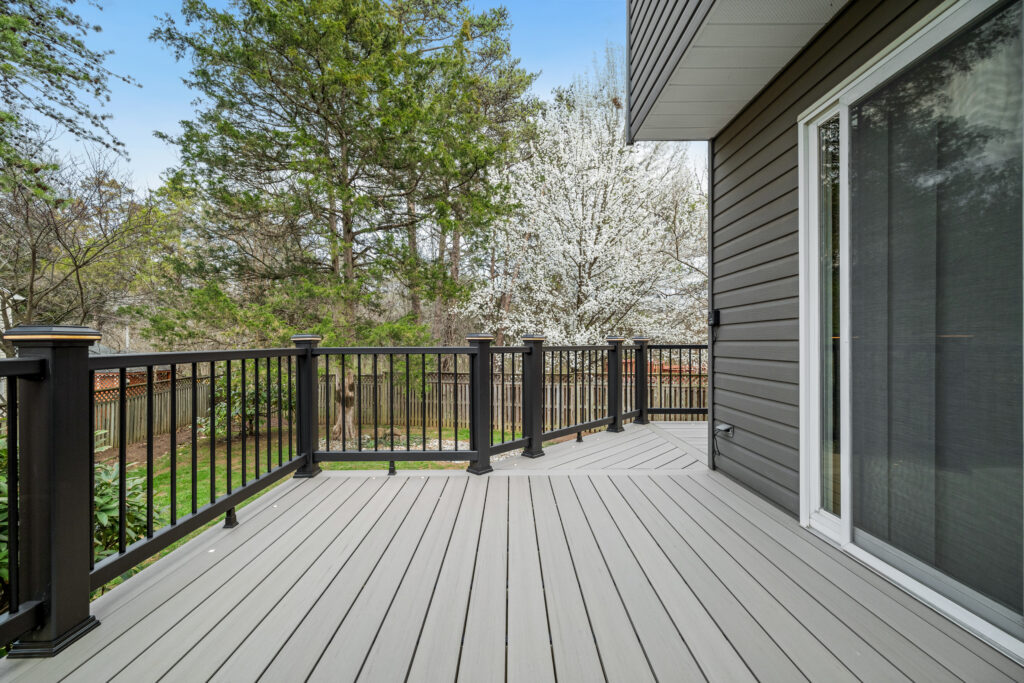 timbertech deck trex deck trex railing low maintenance deck northern virginia