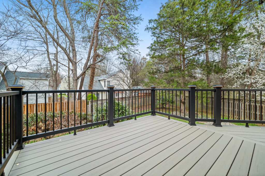 timbertech deck trex deck trex railing low maintenance deck northern virginia
