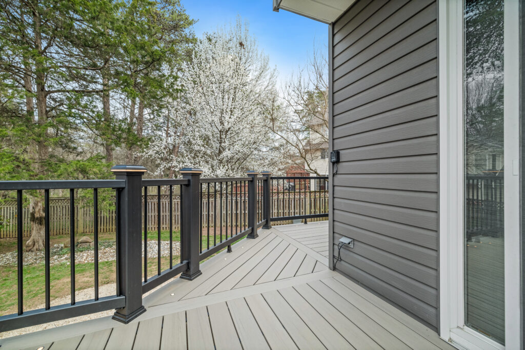 timbertech deck trex deck trex railing low maintenance deck northern virginia
