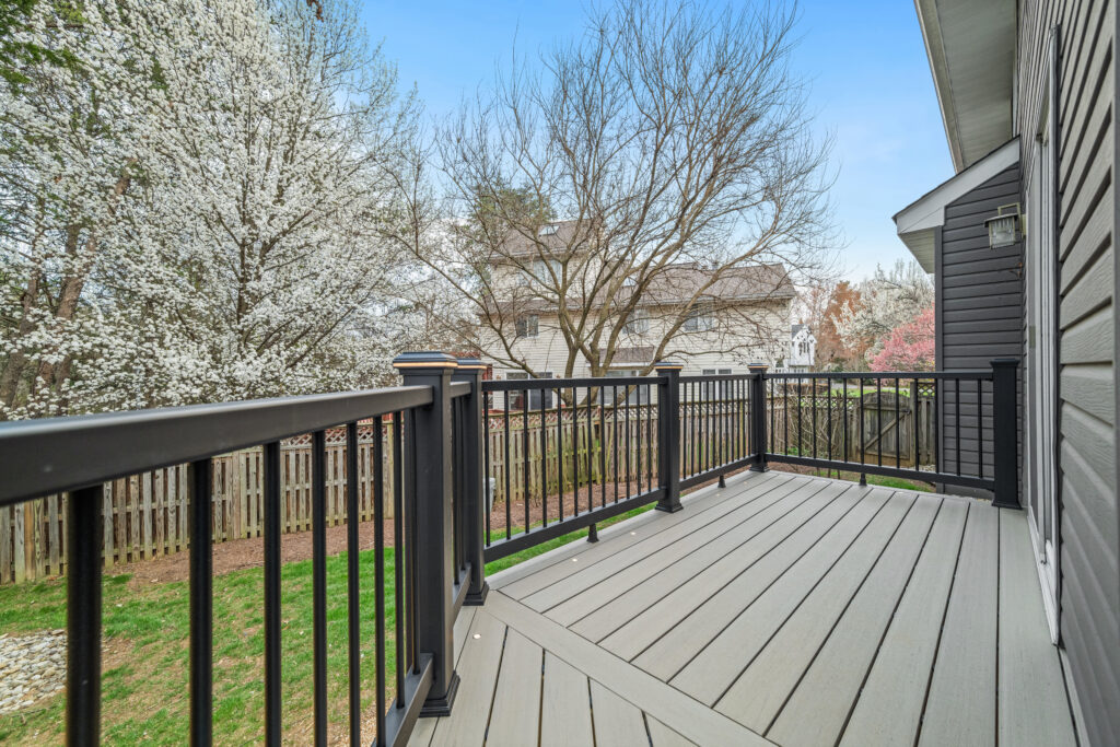 timbertech deck trex deck trex railing low maintenance deck northern virginia