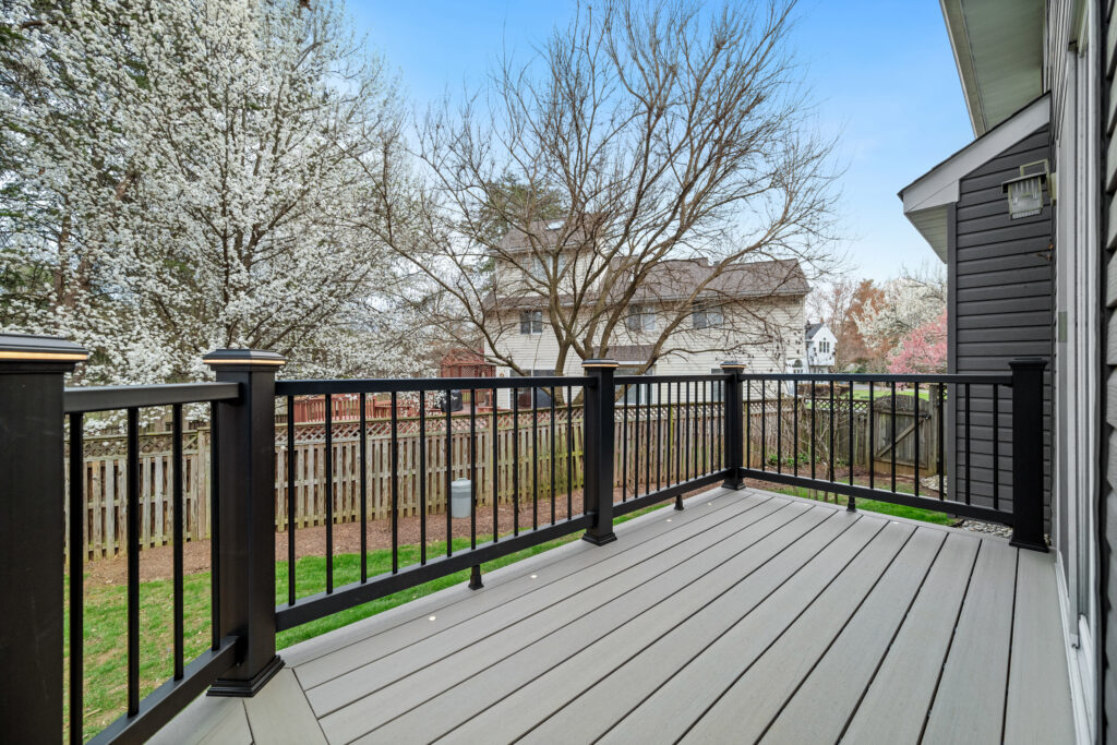 timbertech deck trex deck trex railing low maintenance deck northern virginia