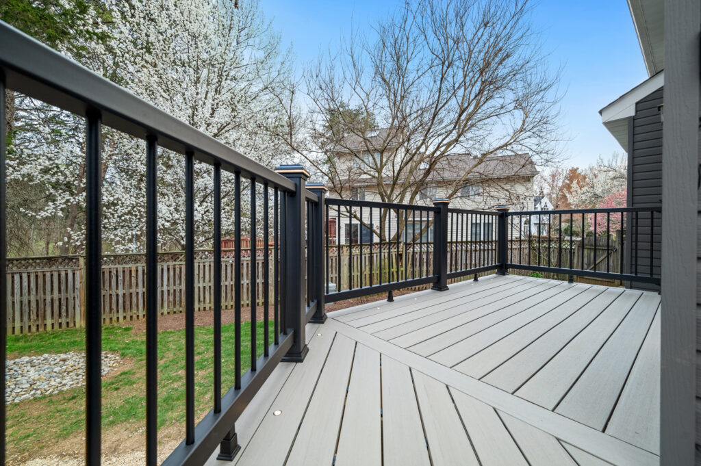 timbertech deck trex deck trex railing low maintenance deck northern virginia