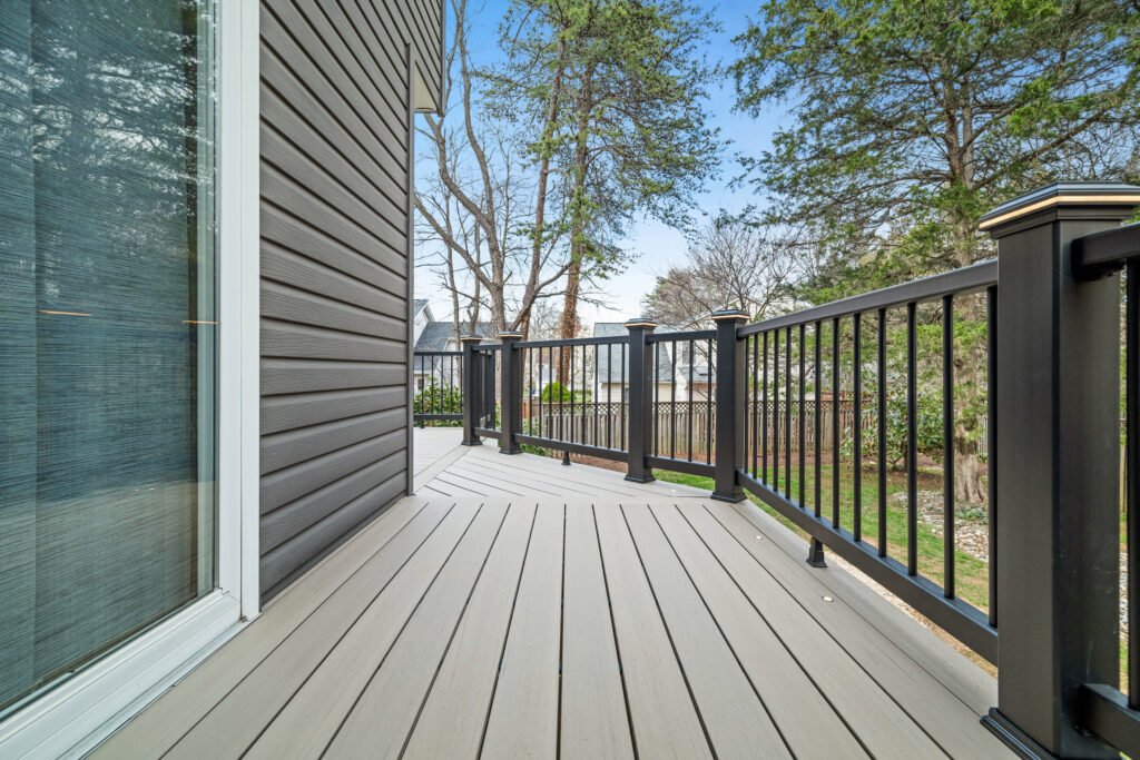 timbertech deck trex deck trex railing low maintenance deck northern virginia