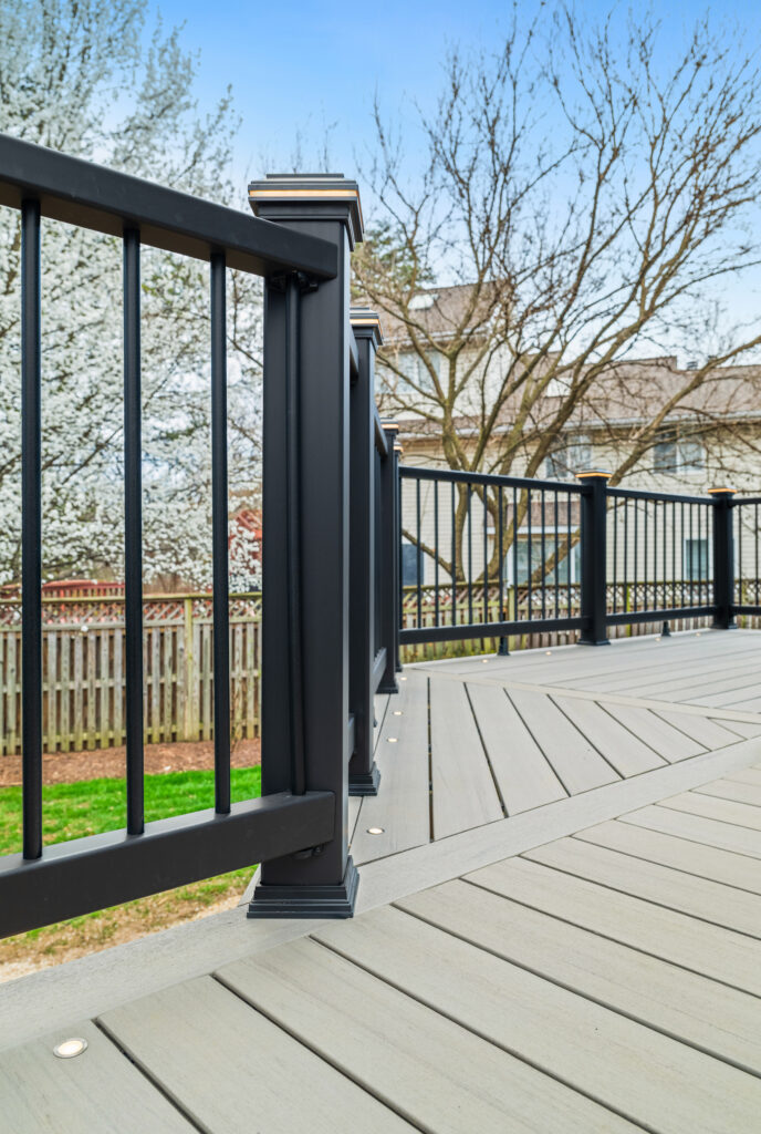 timbertech deck trex deck trex railing low maintenance deck northern virginia