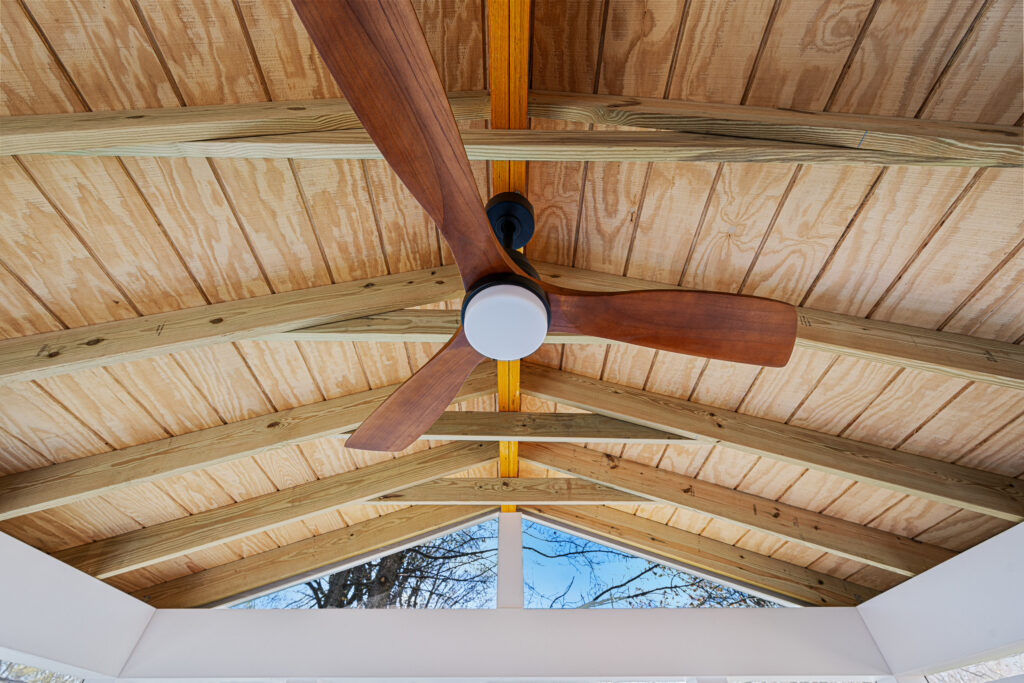 vaulted porch ceiling